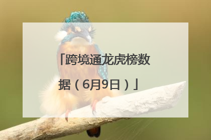 跨境通龙虎榜数据（6月9日）