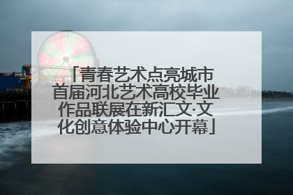 青春艺术点亮城市 首届河北艺术高校毕业作品联展在新汇文·文化创意体验中心开幕