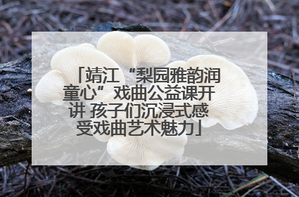 靖江“梨园雅韵润童心”戏曲公益课开讲 孩子们沉浸式感受戏曲艺术魅力