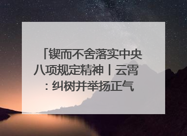 锲而不舍落实中央八项规定精神丨云霄：纠树并举扬正气 作风建设谱新章