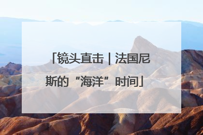 镜头直击｜法国尼斯的“海洋”时间