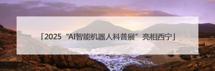 2025“AI智能机器人科普展”亮相西宁