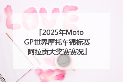 2025年MotoGP世界摩托车锦标赛阿拉贡大奖赛赛况