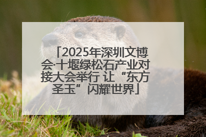 2025年深圳文博会·十堰绿松石产业对接大会举行 让“东方圣玉”闪耀世界
