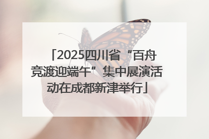 2025四川省“百舟竞渡迎端午”集中展演活动在成都新津举行