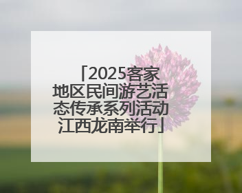 2025客家地区民间游艺活态传承系列活动江西龙南举行