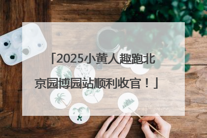 2025小黄人趣跑北京园博园站顺利收官！